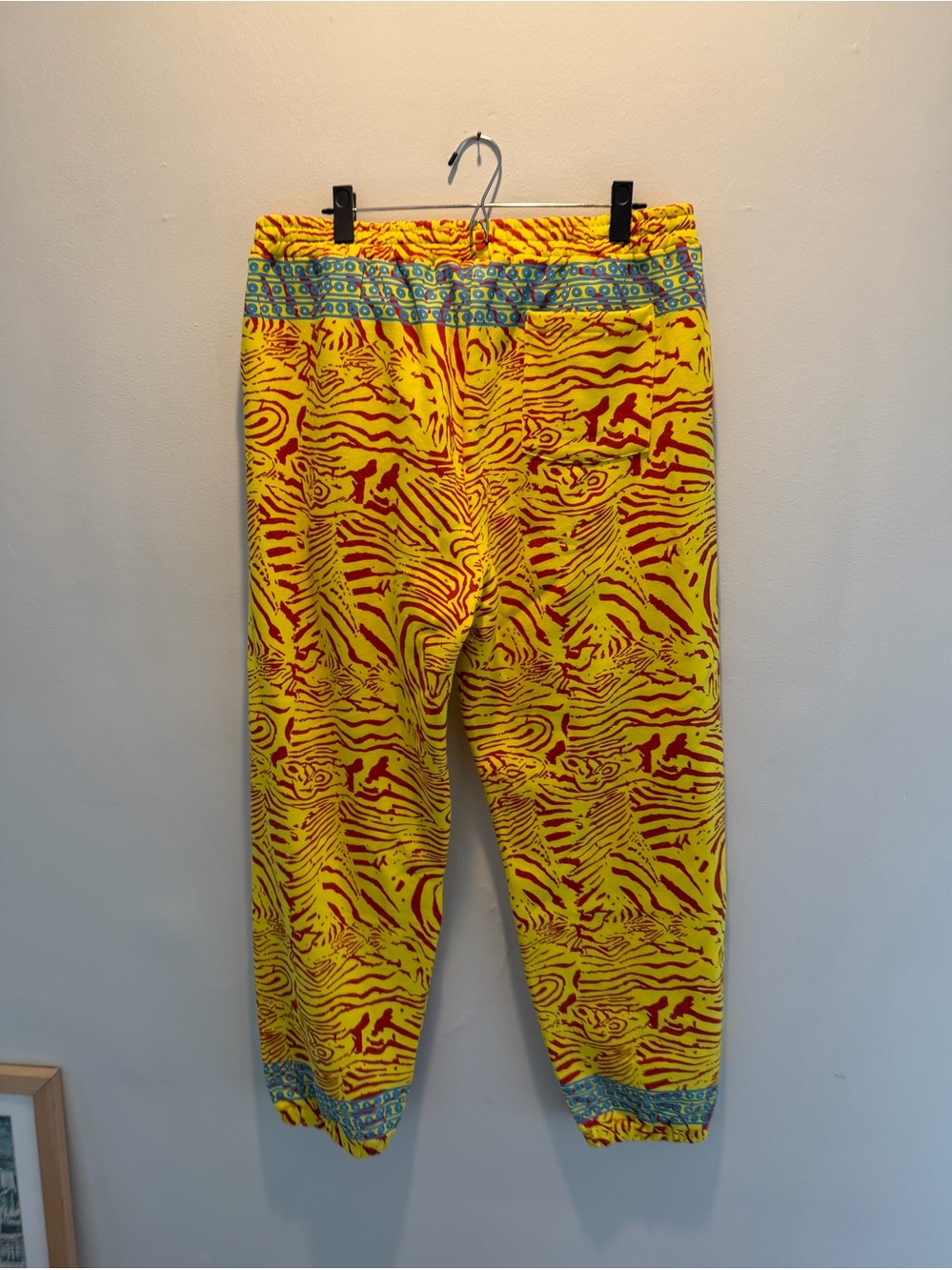 Red Hot Chili Peppers Bright Yellow & Red Patterned Jogger Pants
